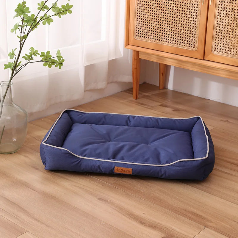 Premium Waterproof Dog Bed - 600D Oxford Cloth with Thickened PP Cotton Filling for Ultimate Comfort and Durability
