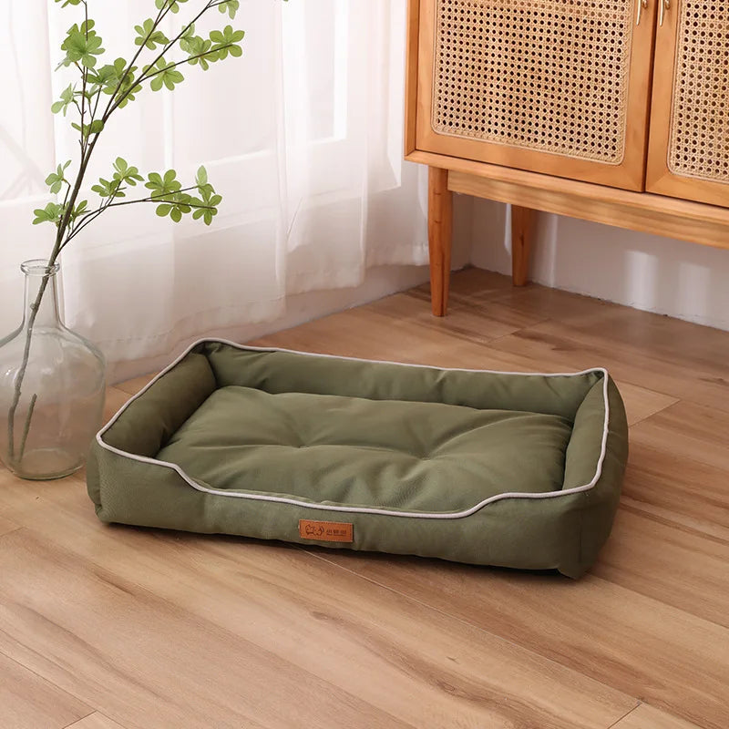 Premium Waterproof Dog Bed - 600D Oxford Cloth with Thickened PP Cotton Filling for Ultimate Comfort and Durability