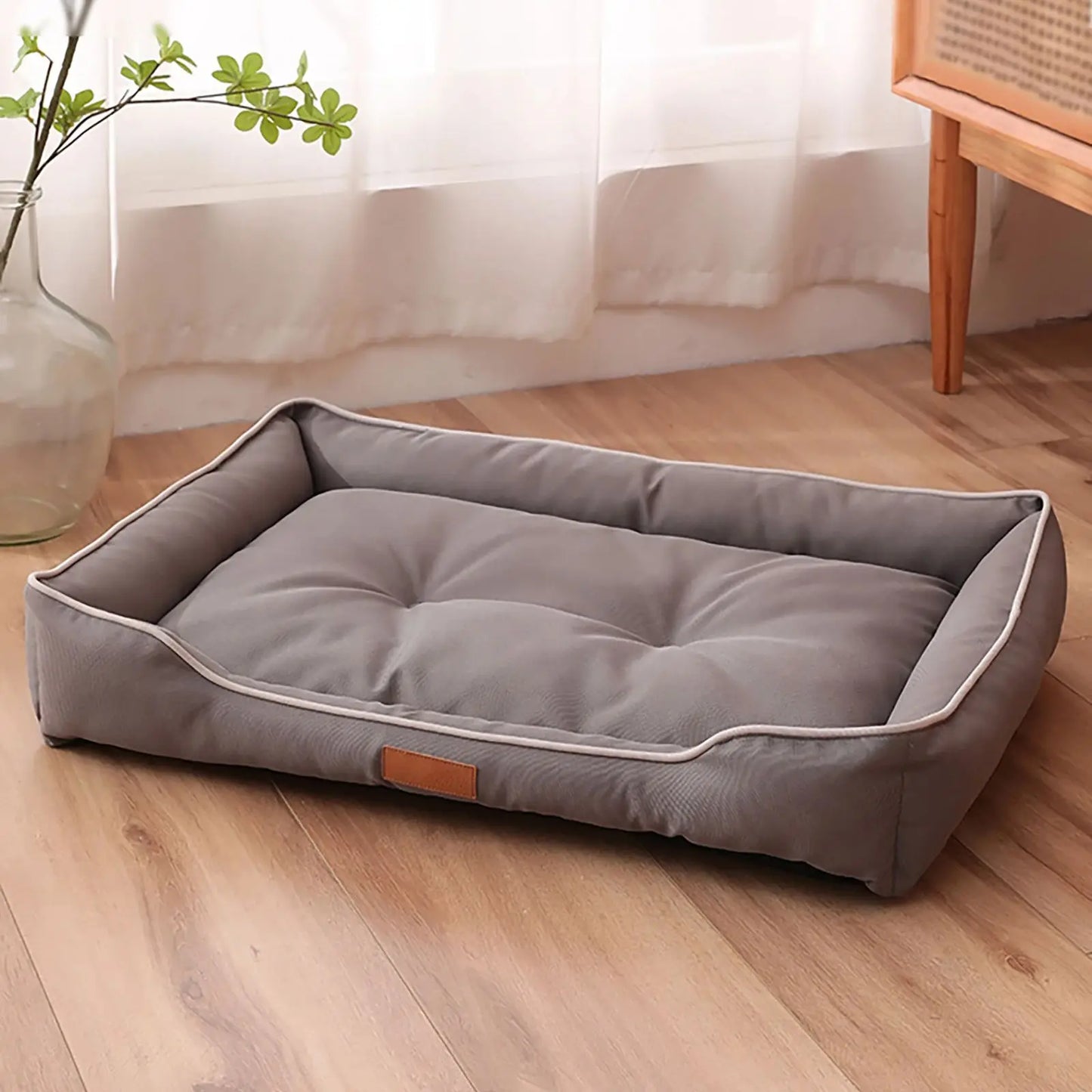 Premium Waterproof Dog Bed - 600D Oxford Cloth with Thickened PP Cotton Filling for Ultimate Comfort and Durability