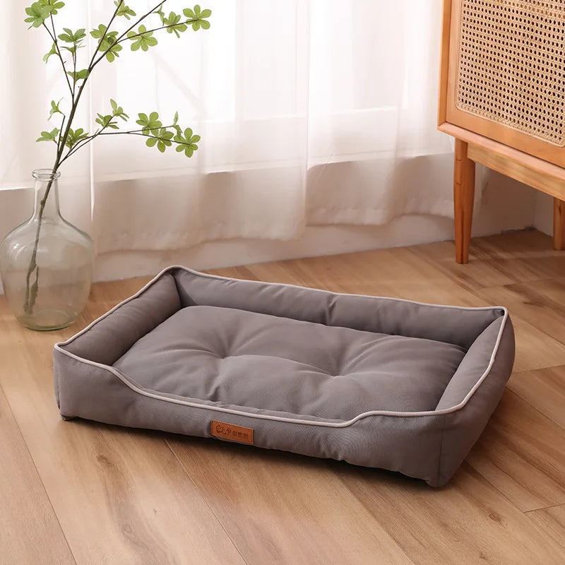 Premium Waterproof Dog Bed - 600D Oxford Cloth with Thickened PP Cotton Filling for Ultimate Comfort and Durability