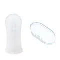 Elevate Your Pet's Dental Care with Our Ultra-Soft Silicone Finger Toothbrush for Dogs and Cats - Non-Toxic, Complete with Storage Case